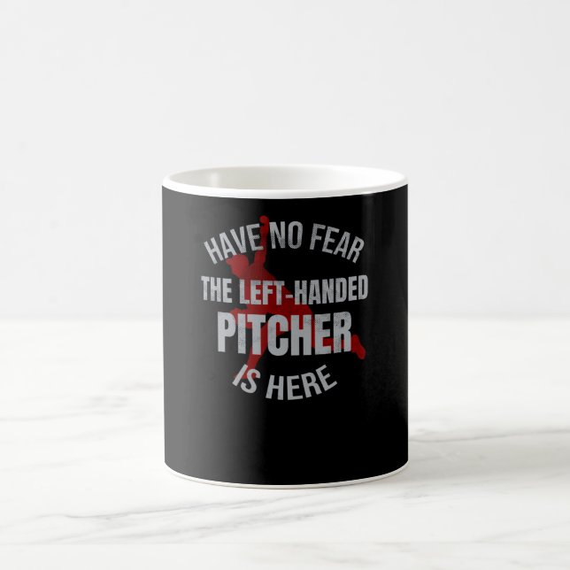 Lämnat handplocksgåva| Liten Pitcher Baseball Kaffemugg (Center)