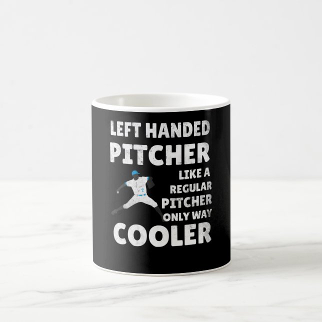 Lämnat handplocksgåva| Liten Pitcher Baseball Kaffemugg (Center)