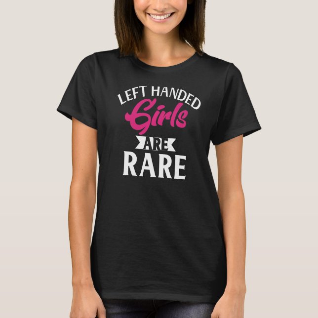 Lämnat hanterade flickor är Sällsynt T Shirt (Framsida)