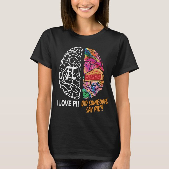 Lämnat Höger för bromsbromsar Pi T Shirt (Framsida)