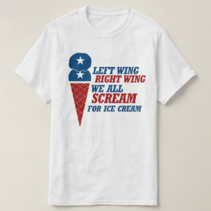 Lämnat iskräm från Vinge Right wing T Shirt