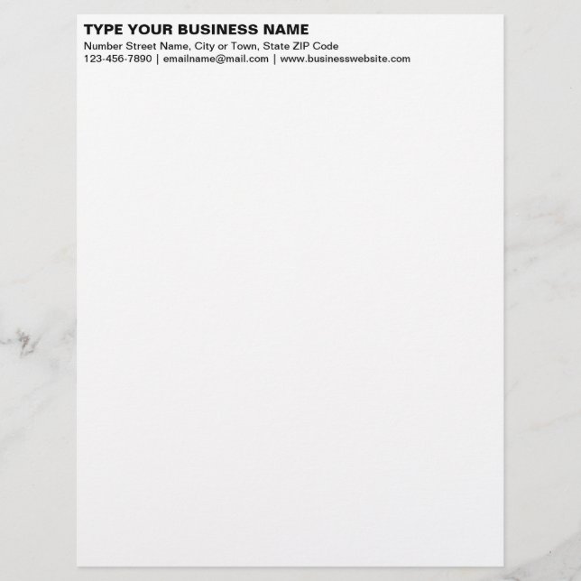 Lämnat justerad svart platta texter, rubrik brevhuvud (Framsida)