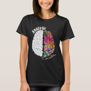 Lämnat kreativ- och analyshjärnor och Höger Neuros T Shirt