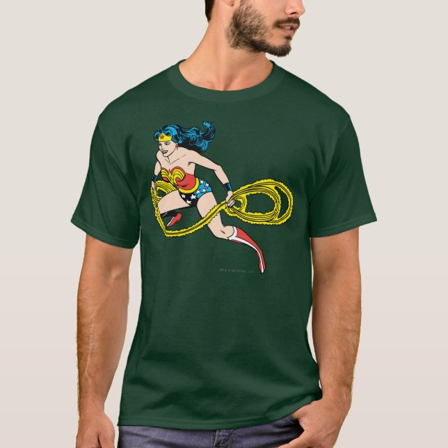  Lämnat kvinnor som byter lasso T-shirt (Framsida)