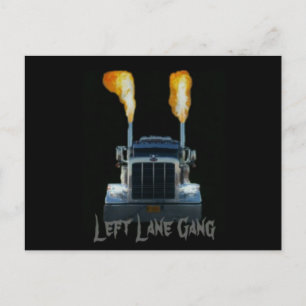 Lämnat Lane Gang Vykort