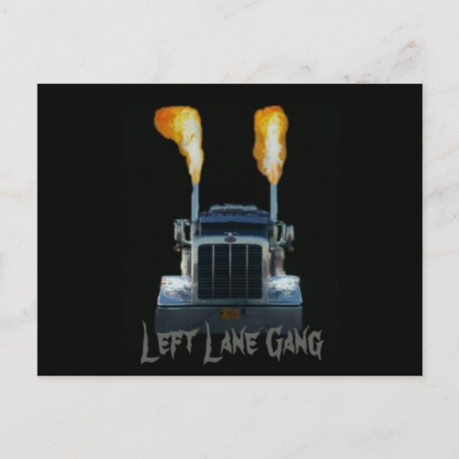 Lämnat Lane Gang Vykort (Framsida)