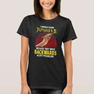 Lämnat mottagen utläggning t shirt