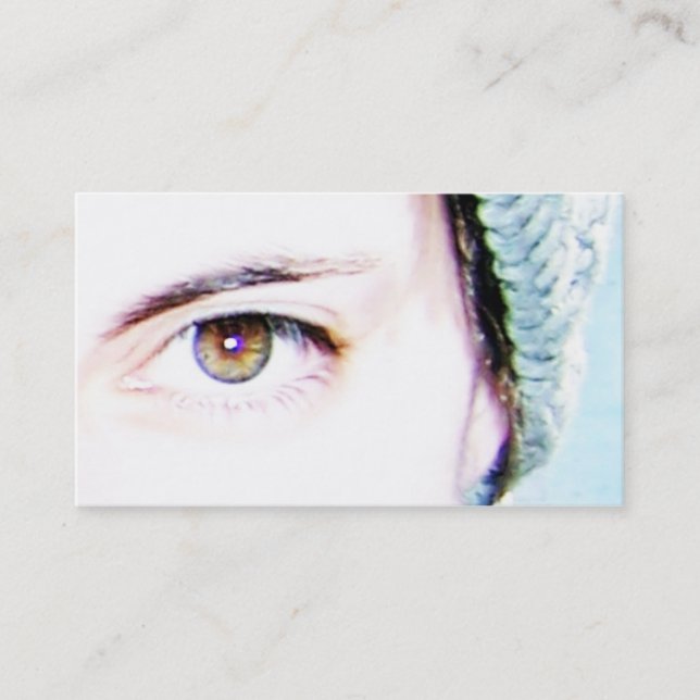 lämnat öga visitkort (Framsida)