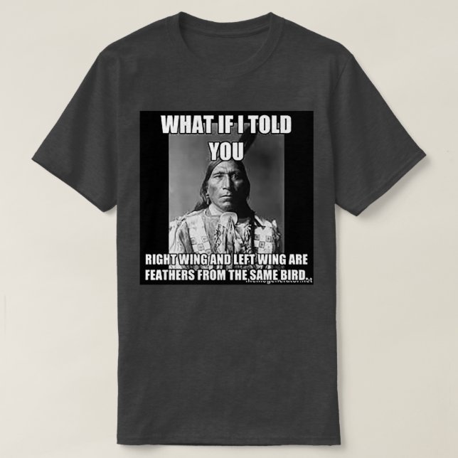 Lämnat Vinge Right wing samma fågel  T Shirt (Design framsida)