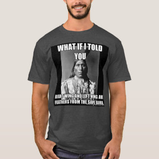 Lämnat Vinge Right wing samma fågel T Shirt