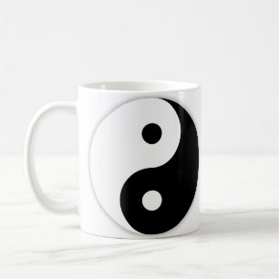 Lämnat Yin & Yang Kaffemugg