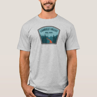 Lamoille Valley Rail Trail Vermont T Shirt