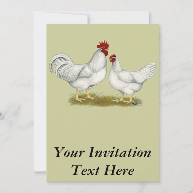 Lamona Chickens Inbjudningar (Framsida)