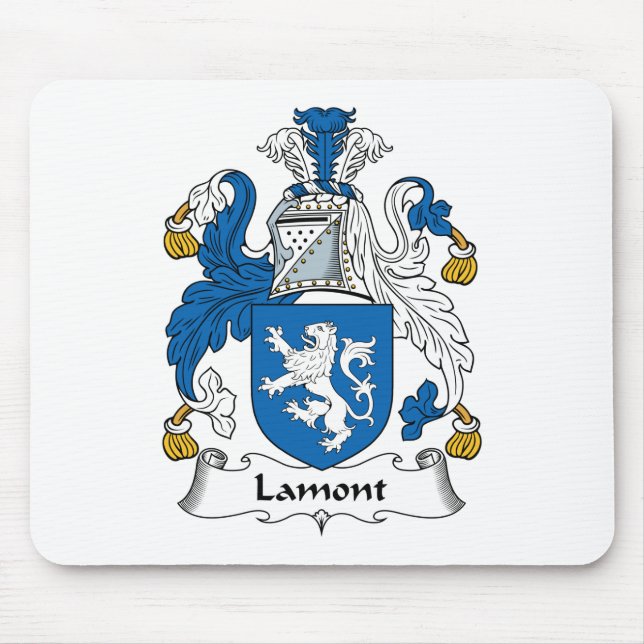 Lamont familjvapensköld musmatta (Framsidan)