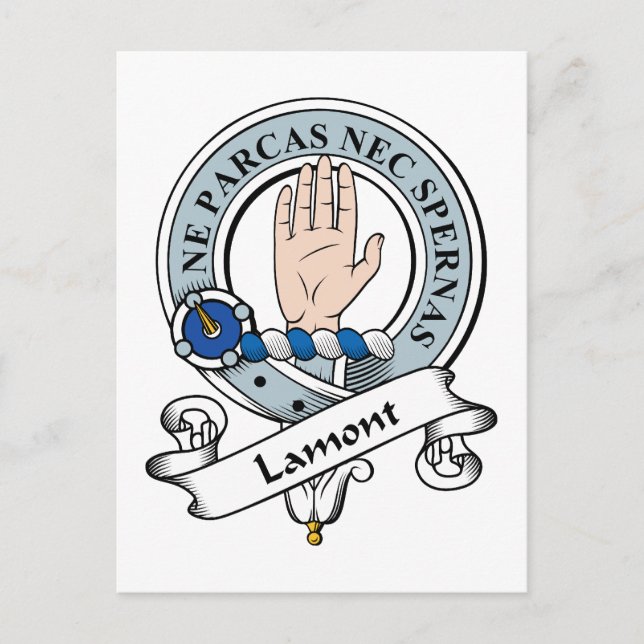 Lamont Klan Badge Vykort (Framsida)