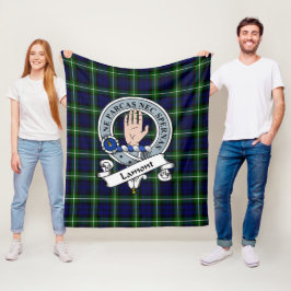 Lamont Modern Klan Badge Tartan Play Fleecefilt