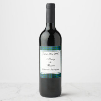 Lamont Scottish Bröllop Vin etikett