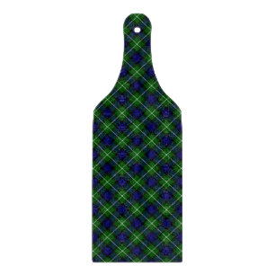 Lamont tartan blå grön rutig