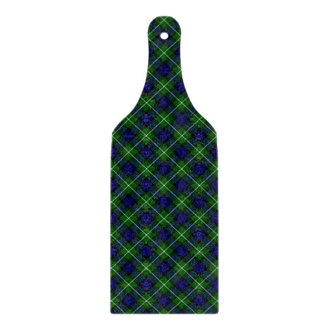 Lamont tartan blå grön rutig (Framsidan)