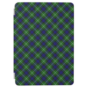 Lamont tartan blue grönt plaid iPad air skydd