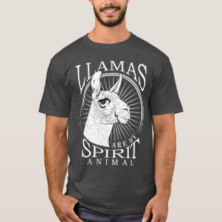 Lamor är min andliga djur gåva t shirt