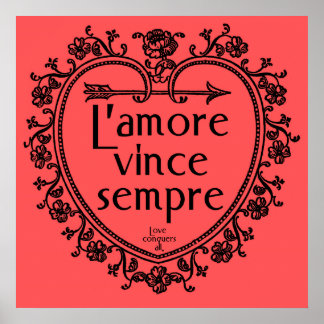 L'amore Vince Sempre - Kärlek Conquers all Poster