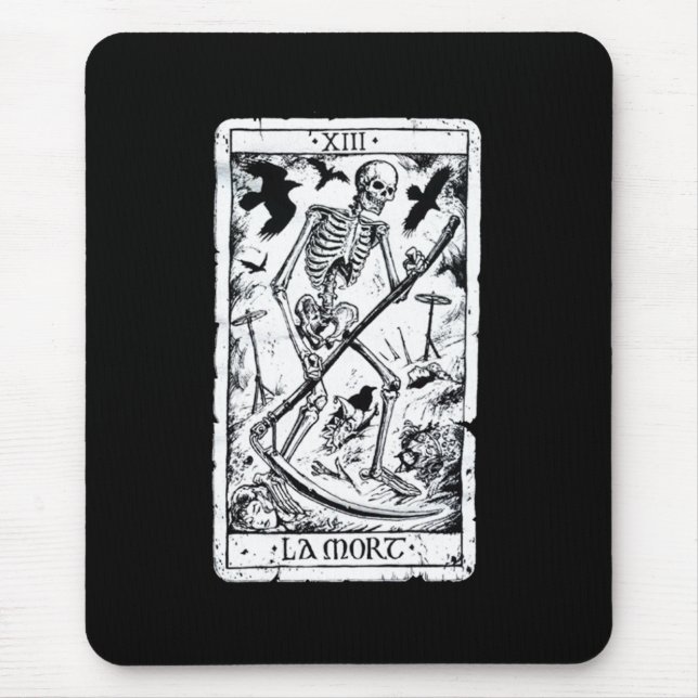 LaMort Tarot kort Musmatta (Framsidan)