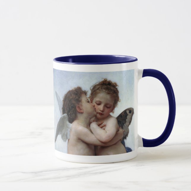 L'Amour et Psyché, Enfants - William Bouguereau Mugg (Höger)
