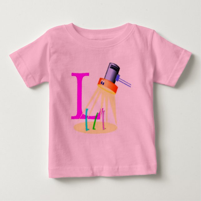 Lamp Baby T-Shirt (Framsida)