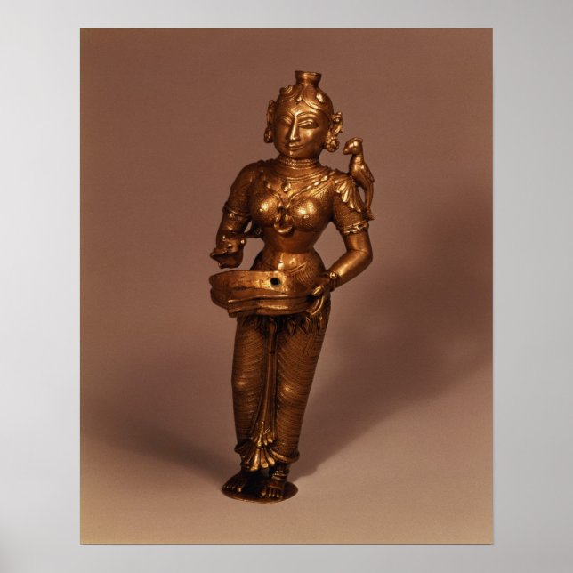 Lamp i form av Fortune-gudinna Poster (Framsidan)