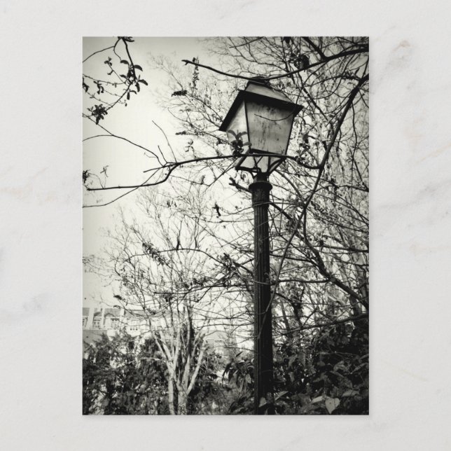 Lamp-tjänst i Paris Vykort (Framsida)