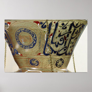 Lampa från moskén av sultanen Hasan, Cairo Poster