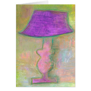 Lampa Hälsningskort