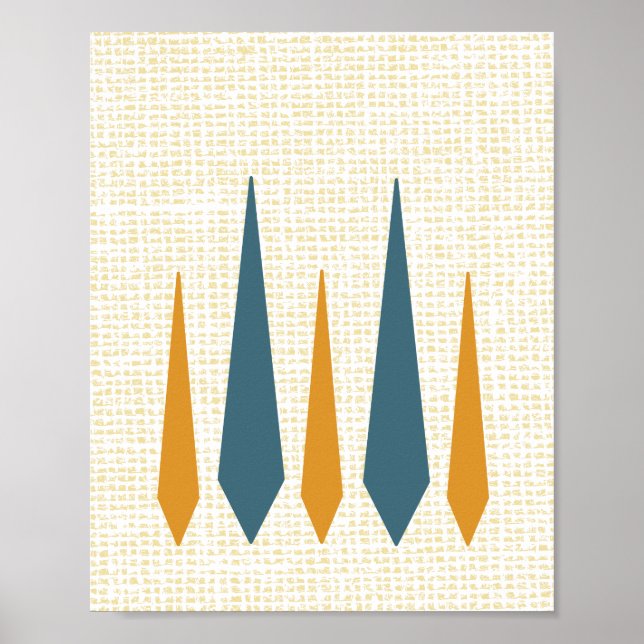 Lampa Mid Century Modern Retroaffisch Poster (Framsidan)