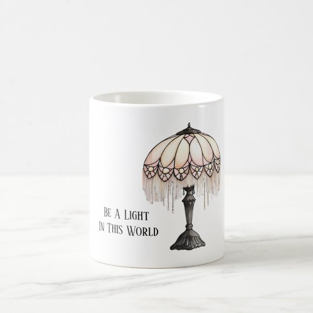 Lampa Var En Ljus Kaffemugg (Center)