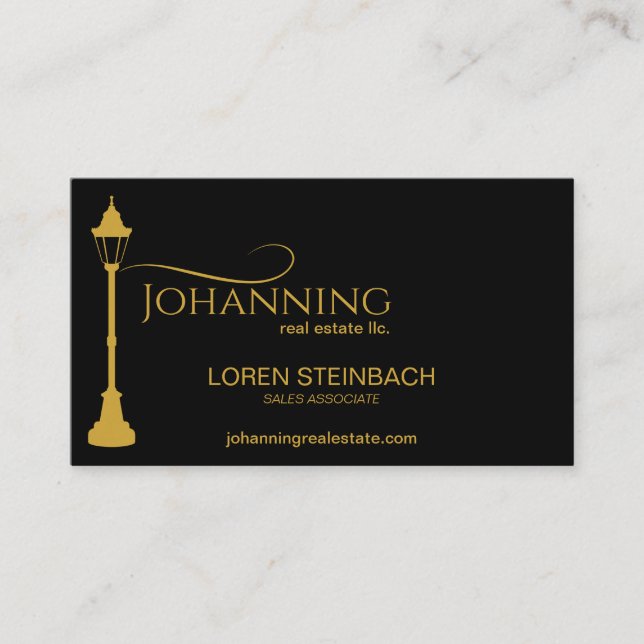 Lampan Post Real Gods Photo Visitkort (Framsida)