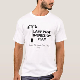 Lampan postar kontrolllaget (med customization) t-shirt