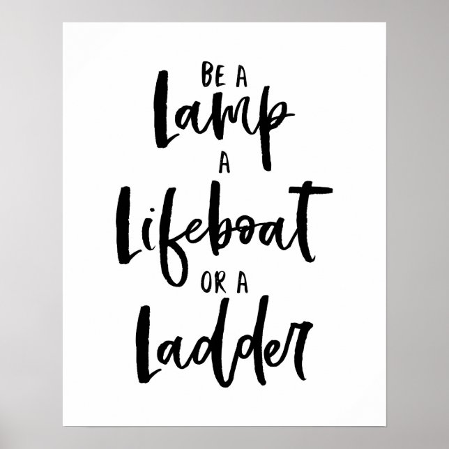 Lampans livbåt Ladder Poster (Framsidan)