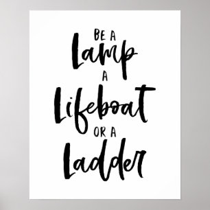 Lampans livbåtsstege Poster