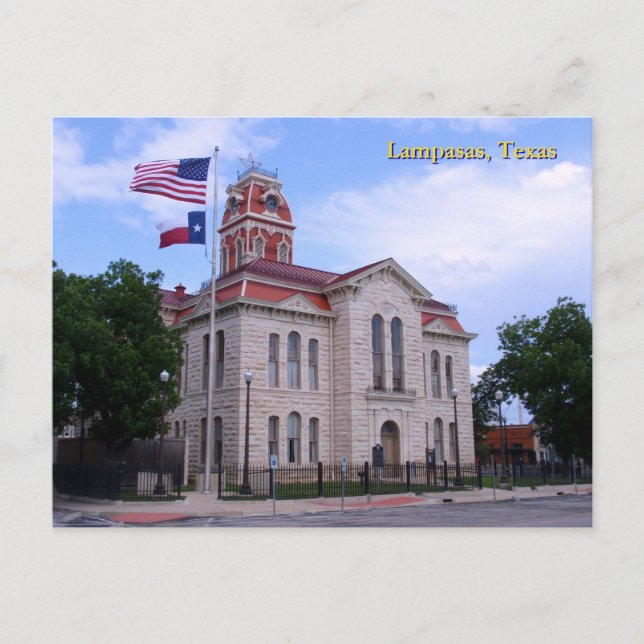 Lampasas County domstol Vykort (Framsida)