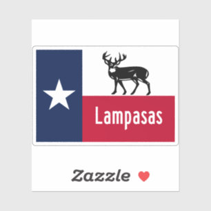 Lampasas Texas Klistermärken