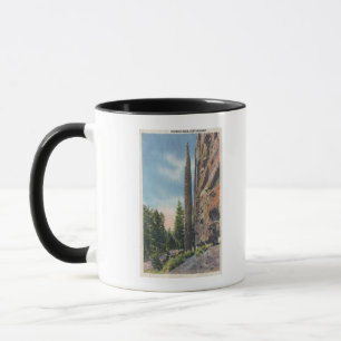 Lampglassten på den Cody huvudvägen, Montana Mugg