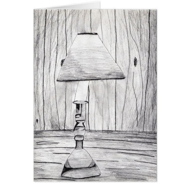 Lampkort Hälsningskort (Framsidan)