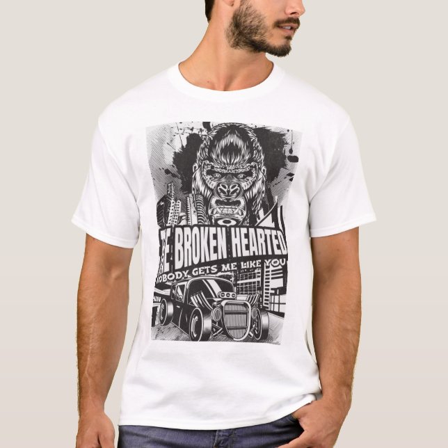 Lämplig Gorilla T Shirt (Framsida)