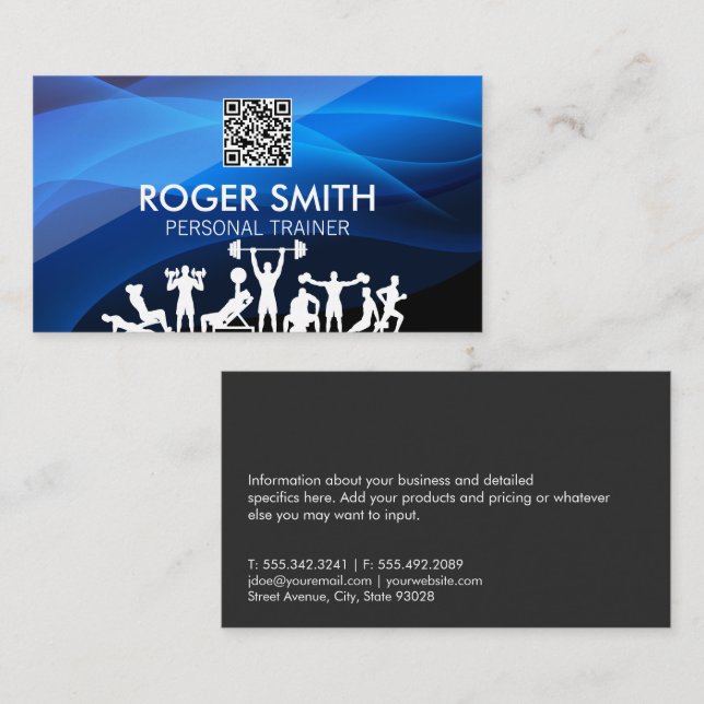 Lämplighetsåtgärder | QR-kod Visitkort (Fram/baksida)