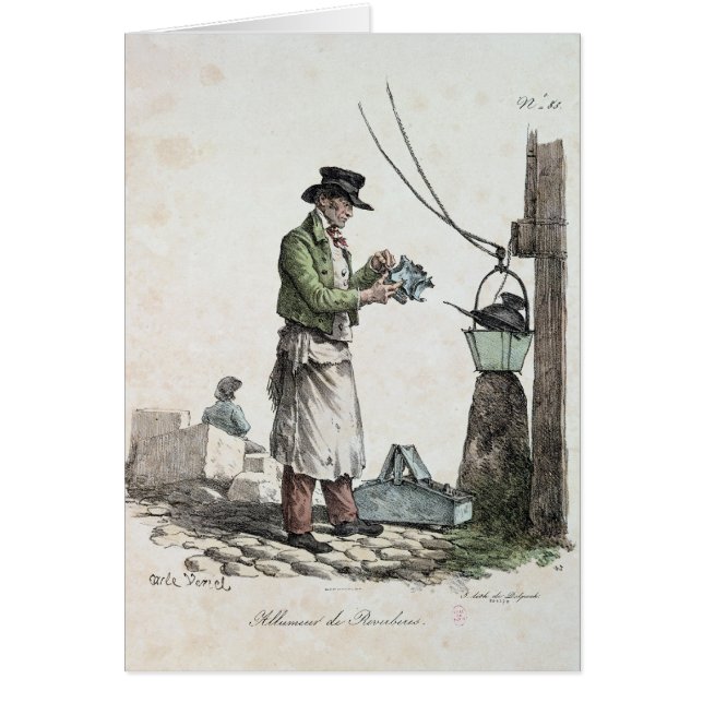 Lamplighteren Hälsningskort (Framsidan)