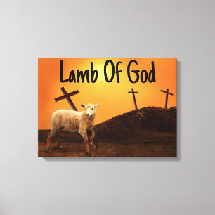 Lampor av guds bibliska Kor-kanvas Canvastryck