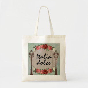 Lampor & ro för gata för Italia Dolce vintage Tygkasse