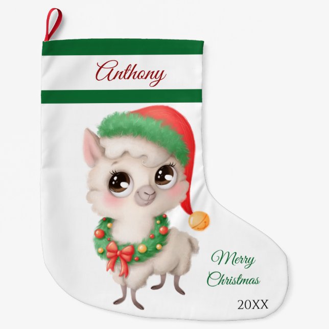 Lamputans stora julklapp stor julstrumpa (Framsidan)