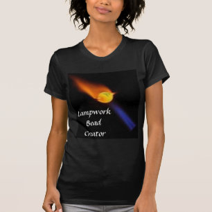 Lampwork pryder med pärlor skapareT-tröja T-shirt